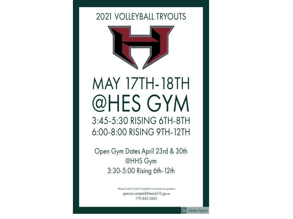 Volleyball Tryouts for 5th Grade Girls