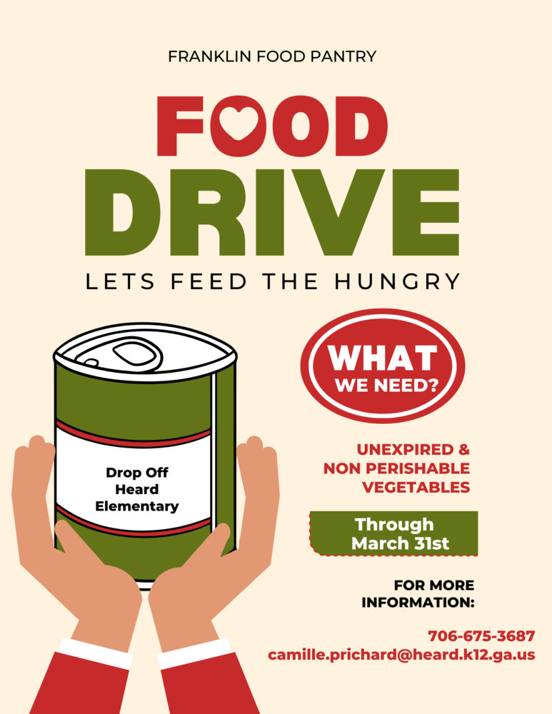 canned food drive flyer template