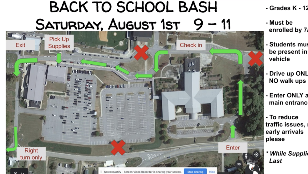 Back to School Bash Information - August 1st