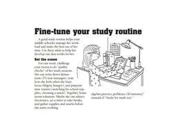 Middle Years: November-Study Routine & Mental Health