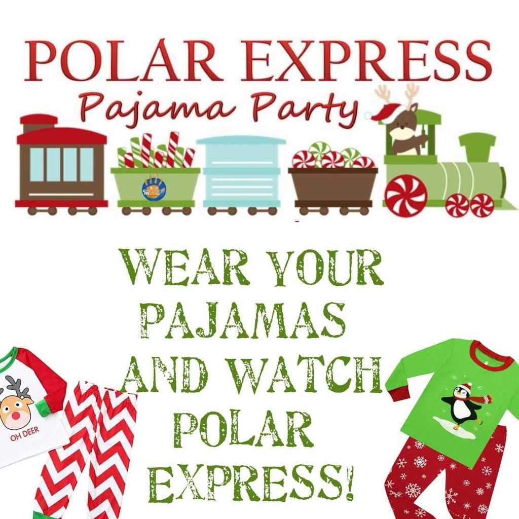 polar express pajama day