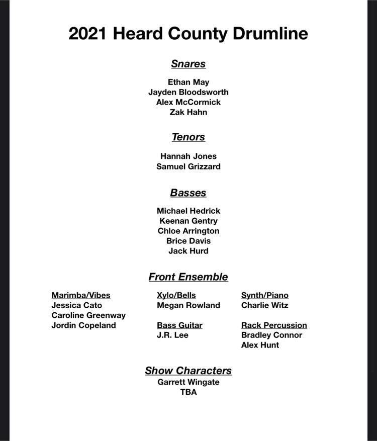 2021 Drumline