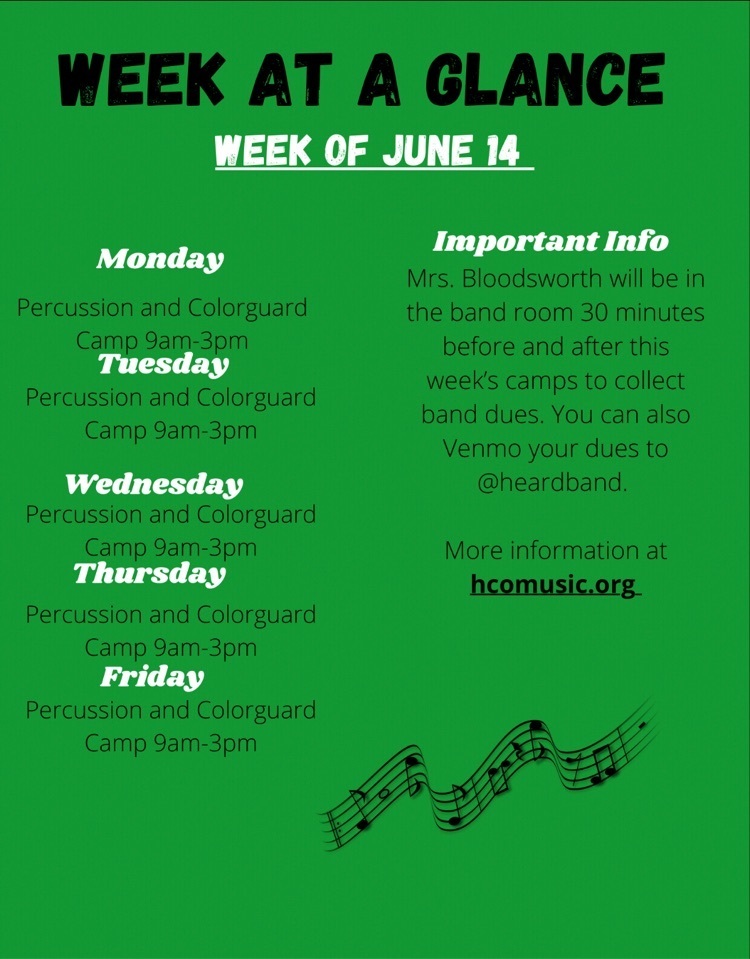 Week at a Glance 6/14