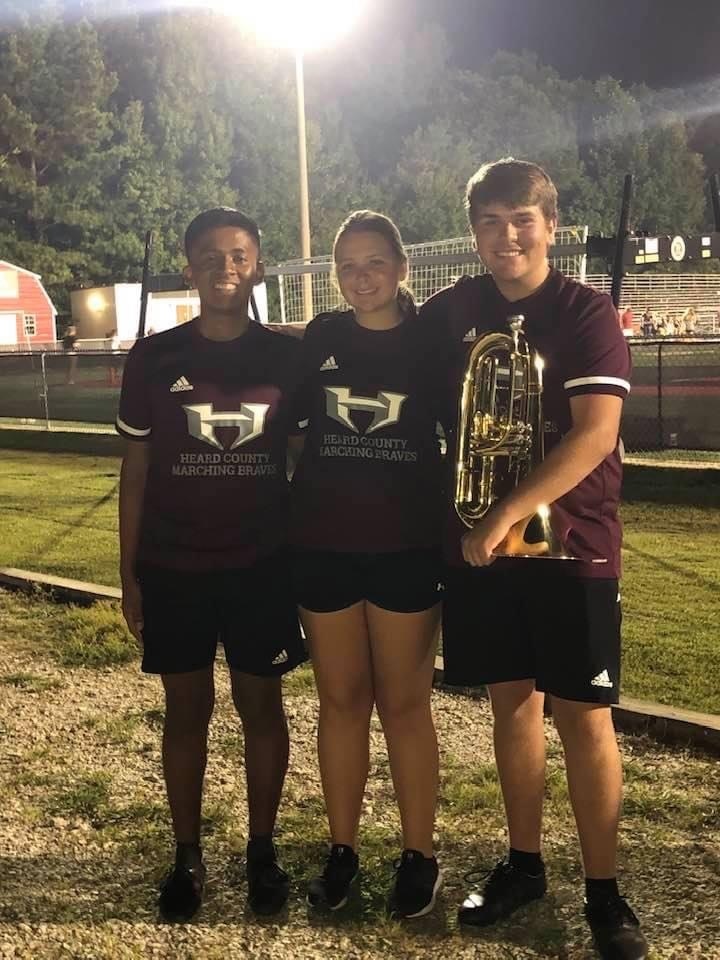 drum major and band captains 