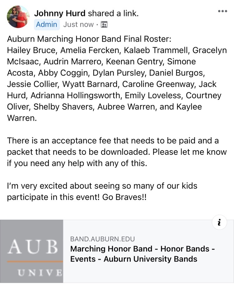 AUMB Honor Band 